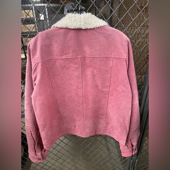 Jackets & Coats New Womens Pink Suede Jacket Poshmark
